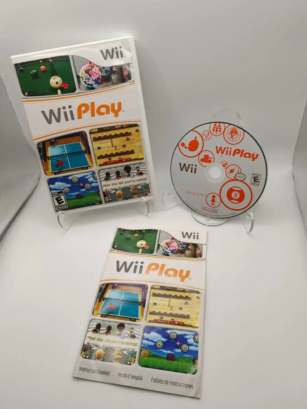 Wii Play (Nintendo Wii) CIB Complete Tested